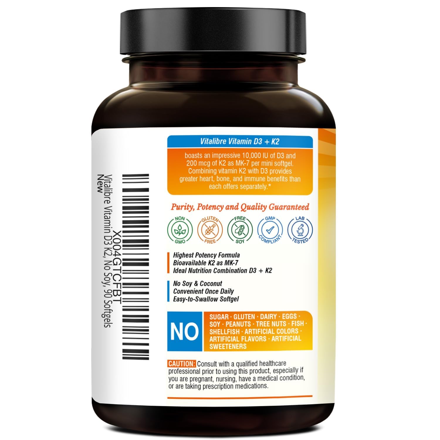 Ingredientes y recomendaciones uso vitamina d3 k2 vitalibre