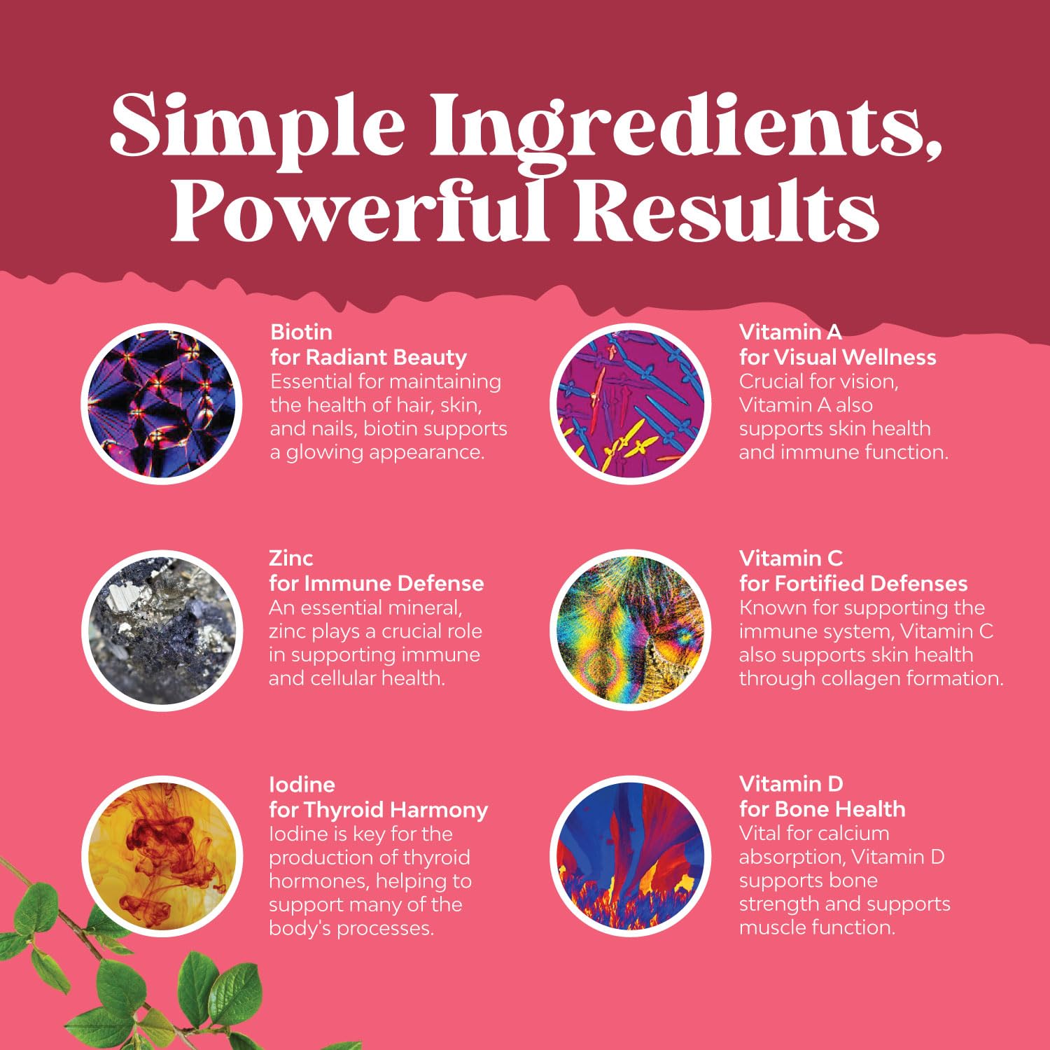 ingredientes simples resultado poderoso gomitas mujeres