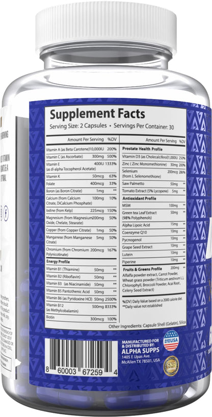 ingredientes del suplemento multivitamínico vites