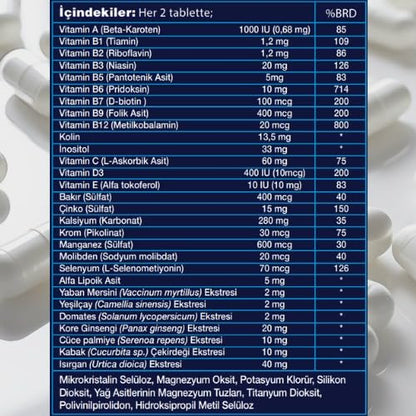 Ingredientes del suplemento Nutraxin para salud y vitalidad