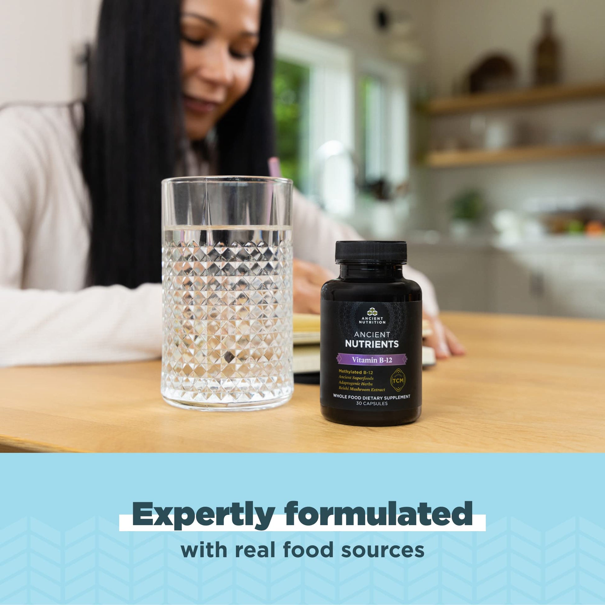 Ingredientes del suplemento vitamina b12 Ancient Nutrition