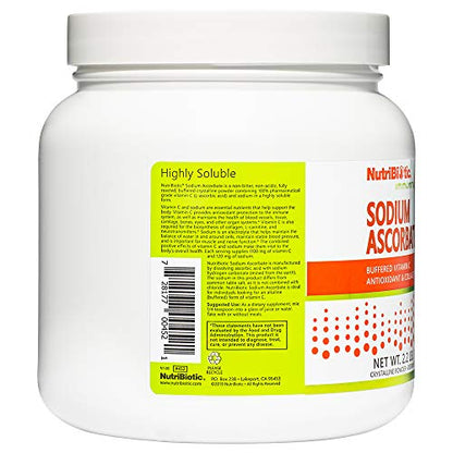 Ingredientes vitamina c buffered NutriBiotic 2.2lb