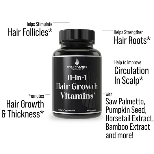 Ingredientes de vitaminas para cabello veganas con biotina y zinc