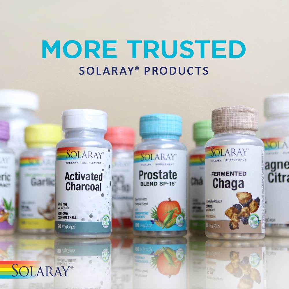 Inositol en polvo Solaray puro para mezcla en bebidas y comidas