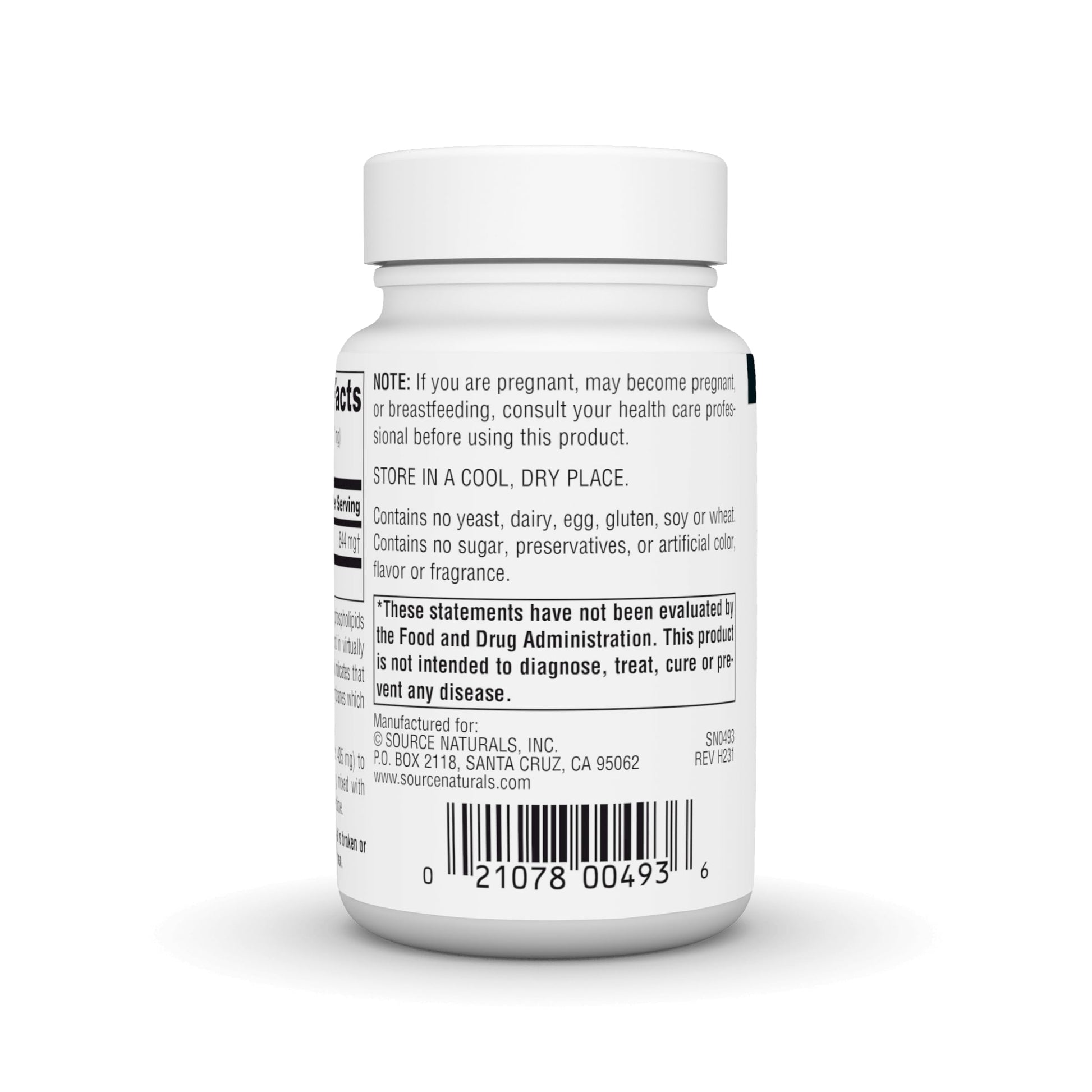 Inositol pure Source Naturals polvo suplemento dietético