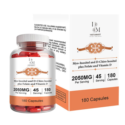 Suplemento INSTAMART mio-inositol y d-chiro inositol 180 cápsulas
