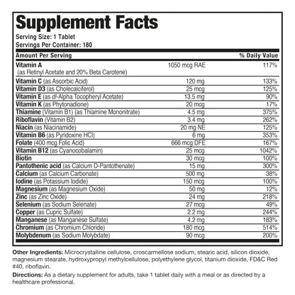 Instrucciones de uso y advertencias de Bronson Vitamins