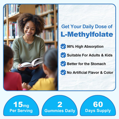 Instrucciones y beneficios gomitas JOVITHEA L-Metilfolato