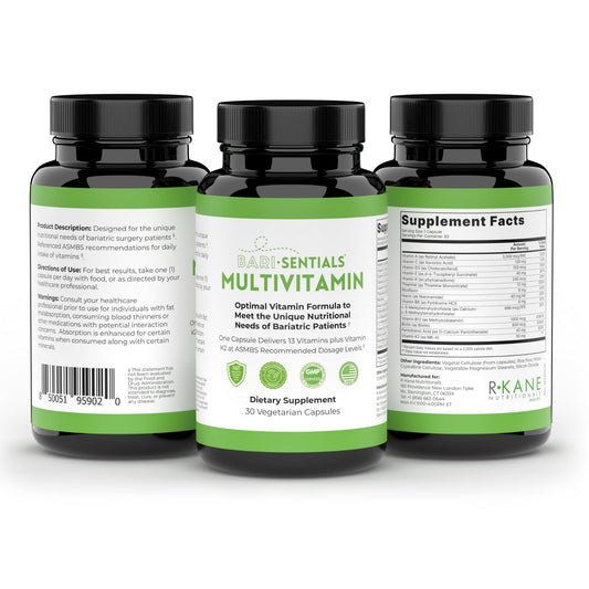 Instrucciones para multivitamínico bariátrico R-Kane