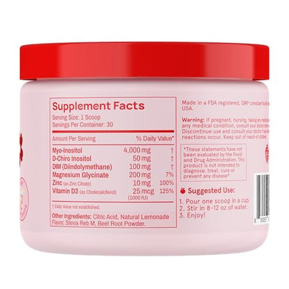 Instrucciones uso polvo inositol Peach Perfect