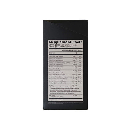 Instrucciones suplemento energético 4D