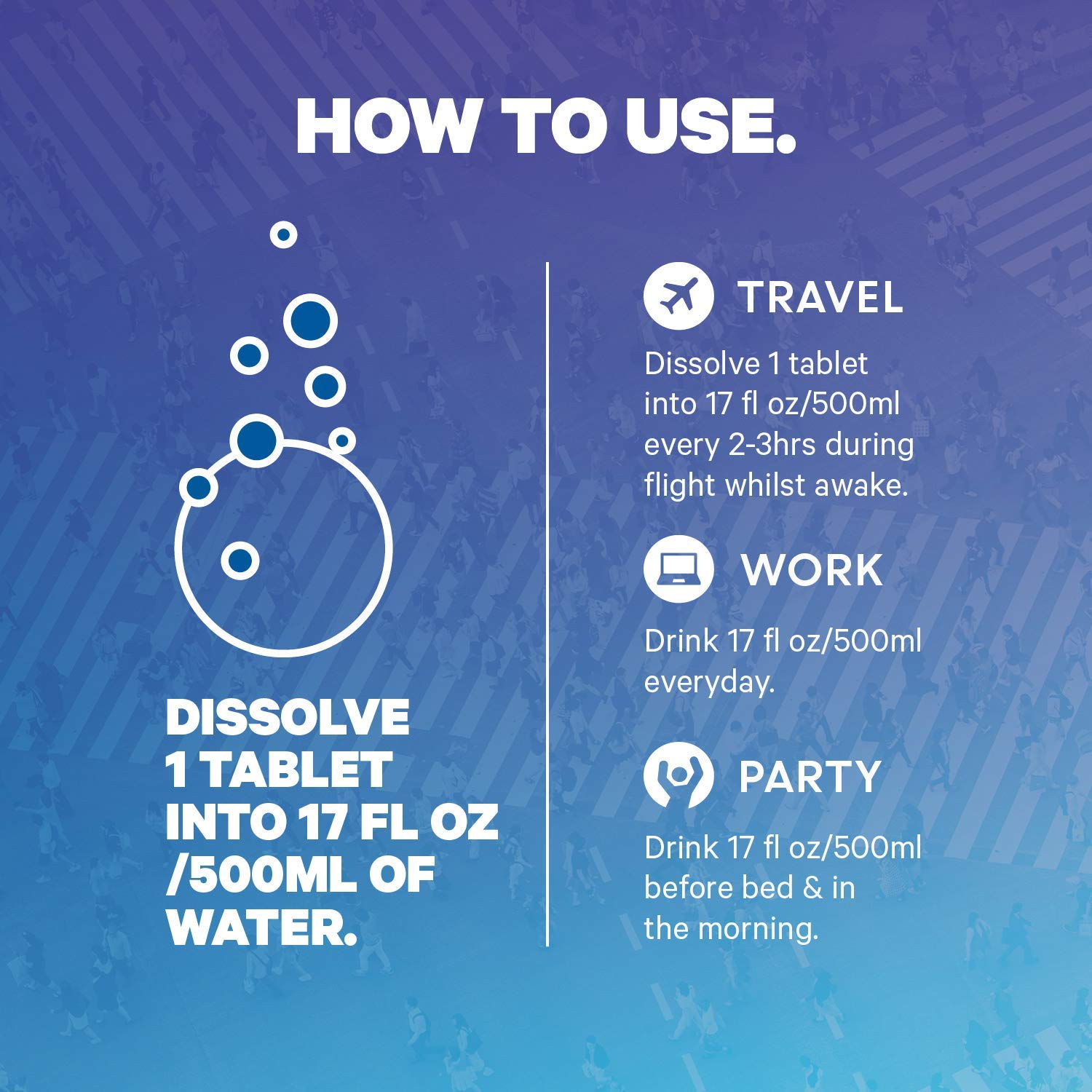 instrucciones de uso para 1ABOVE Jet Lag Relief