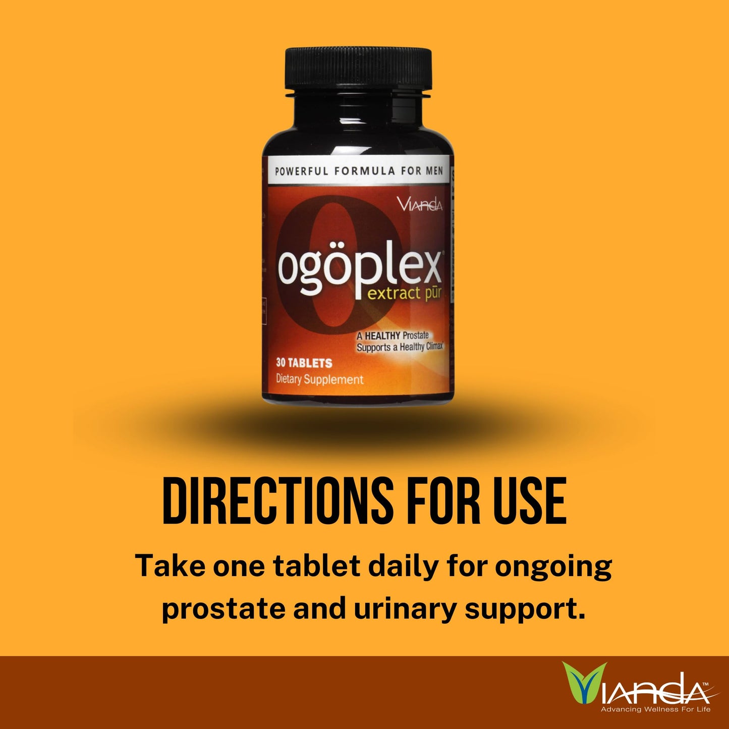 Instrucciones de uso diario de Ogoplex suplemento