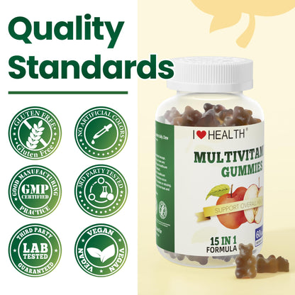 Instrucciones de uso para gomas multivitamínicas