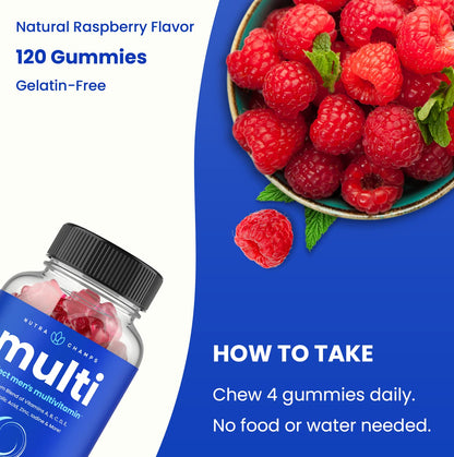Instrucciones de uso de las gomitas NutraChamps
