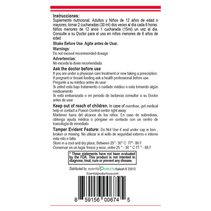 Instrucciones de uso jarabe berro y cebolla