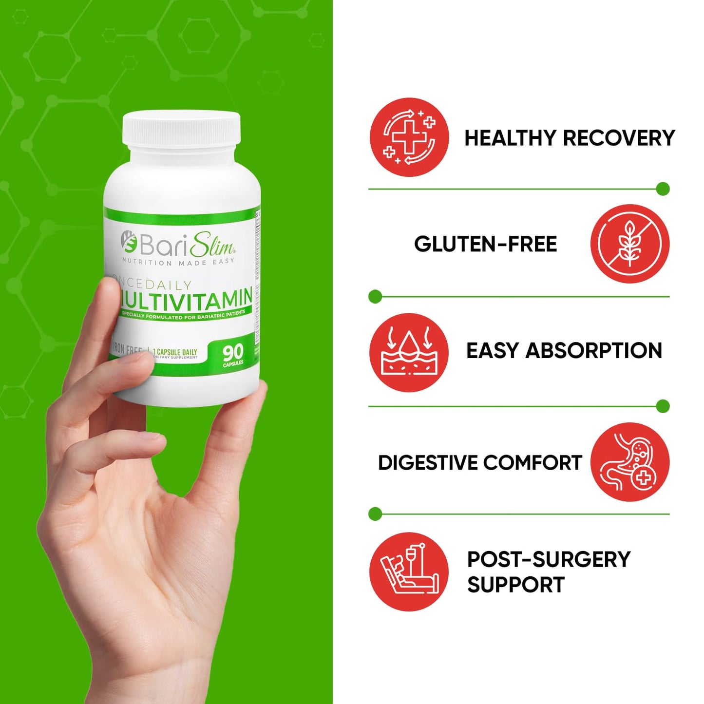 Instruciones de uso de multivitaminas BariSlim