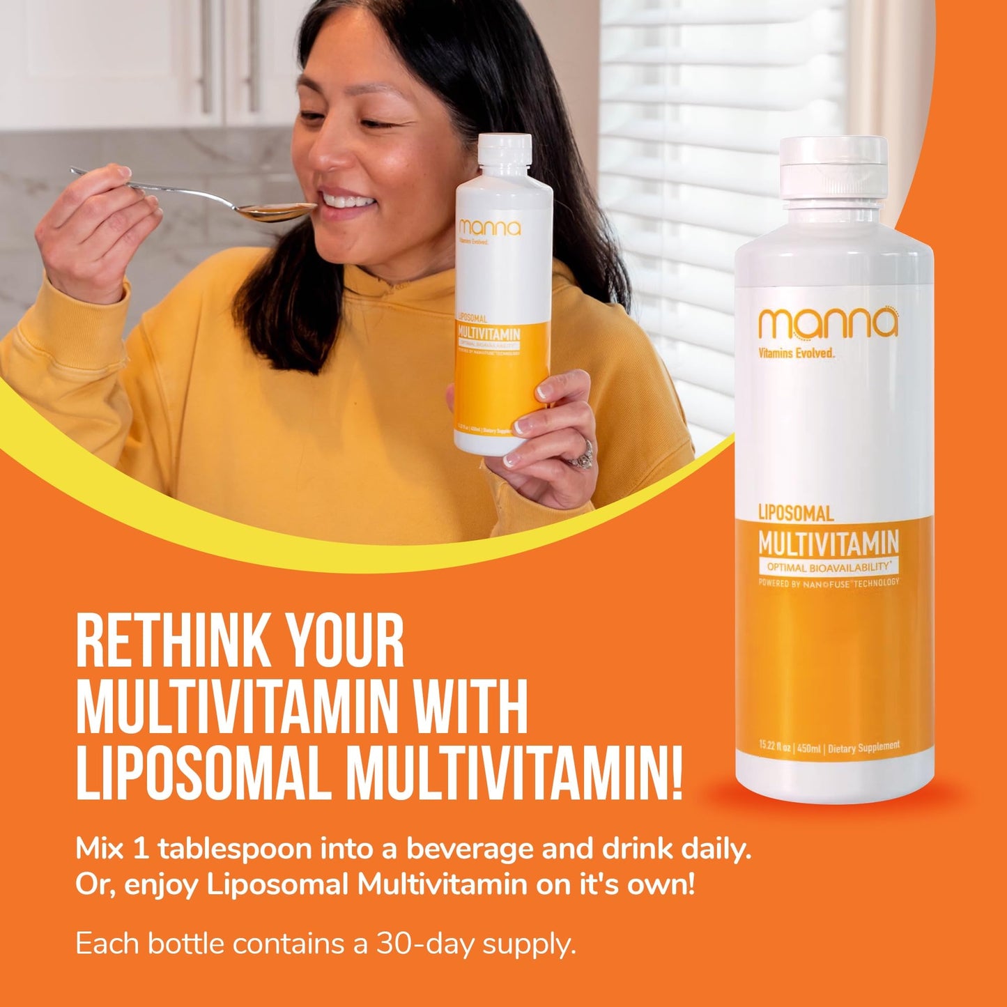 Instrucciones de uso multivitamínico Manna