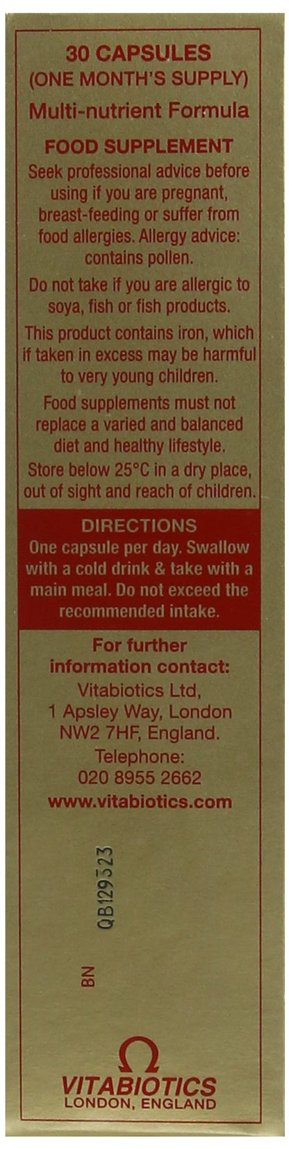 Instrucciones de uso omega-h3 multivitaminas