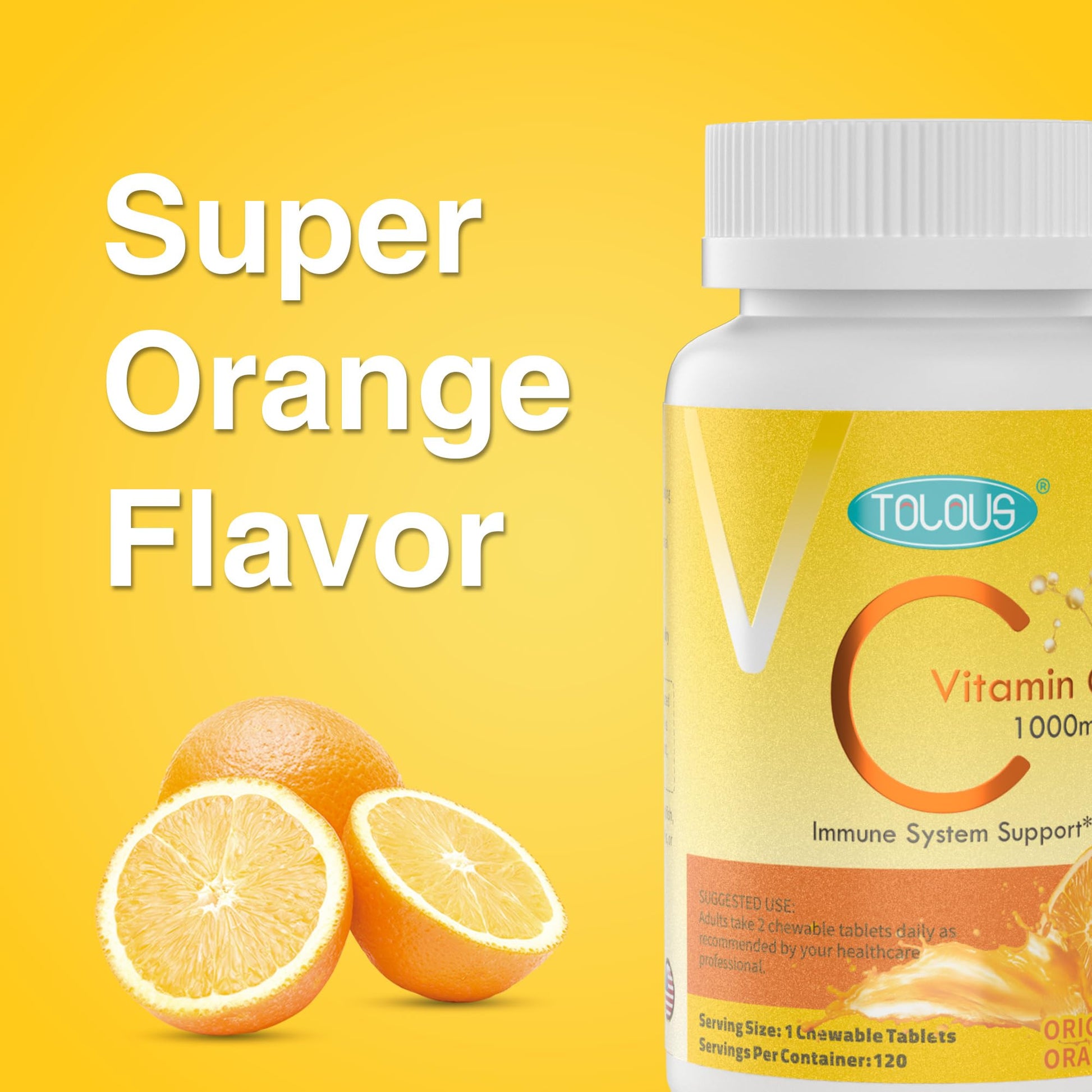 Instrucciones de uso del suplemento vitamina C TOLOUS