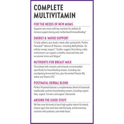 Instrucciones uso vitaminas postnatales new chapter