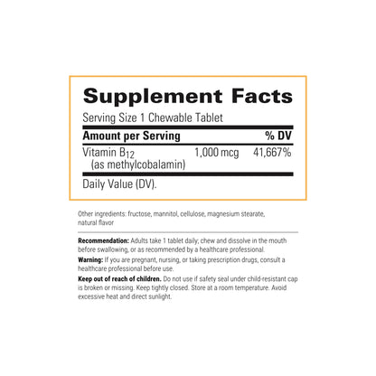 Paquete frontal Integrative Therapeutics B12 metilcobalamina 30 tabletas