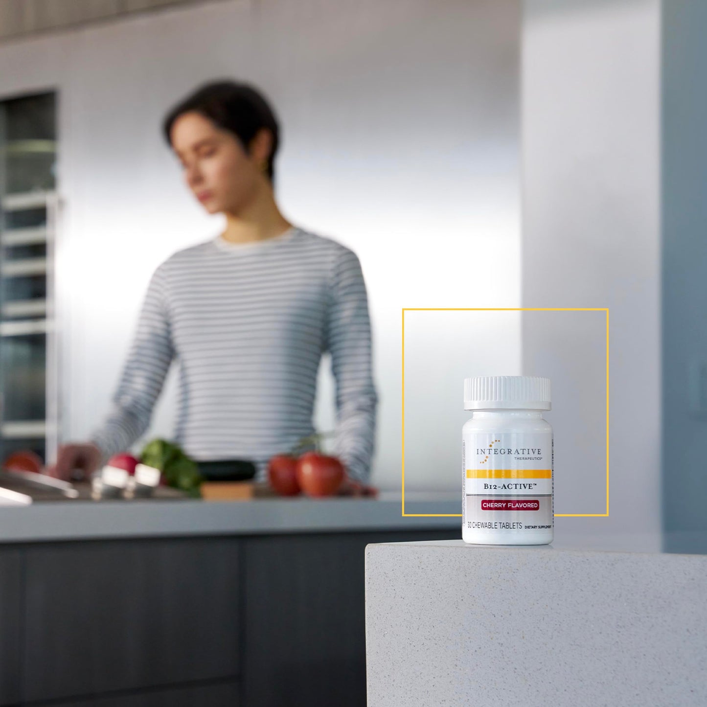 Integrative Therapeutics Vitamin B12 30 tabletas masticables sabor cereza
