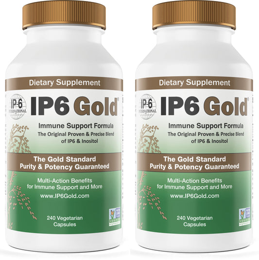 Suplemento IP6 Gold 240 cápsulas apoyo inmunológico antioxidantes