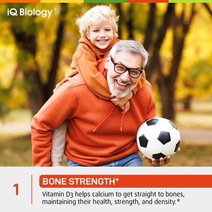 IQ Biology gotas vitamina d3 alta potencia para función cerebral