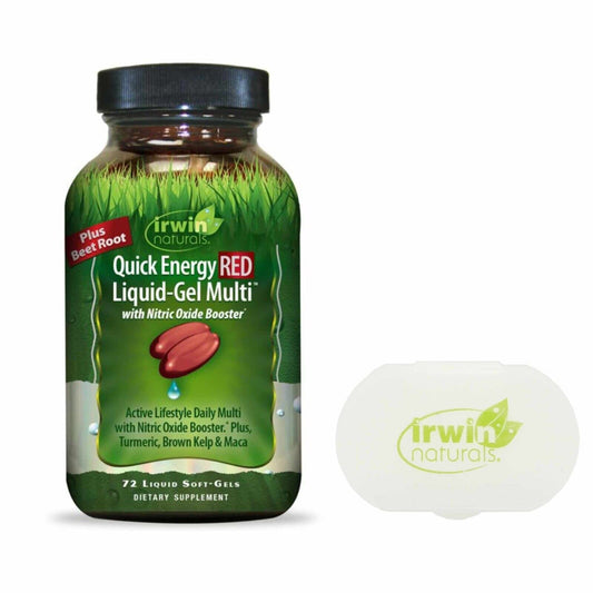 Irwin Naturals Energía Rápida RED multivitamínico líquido 72 cápsulas