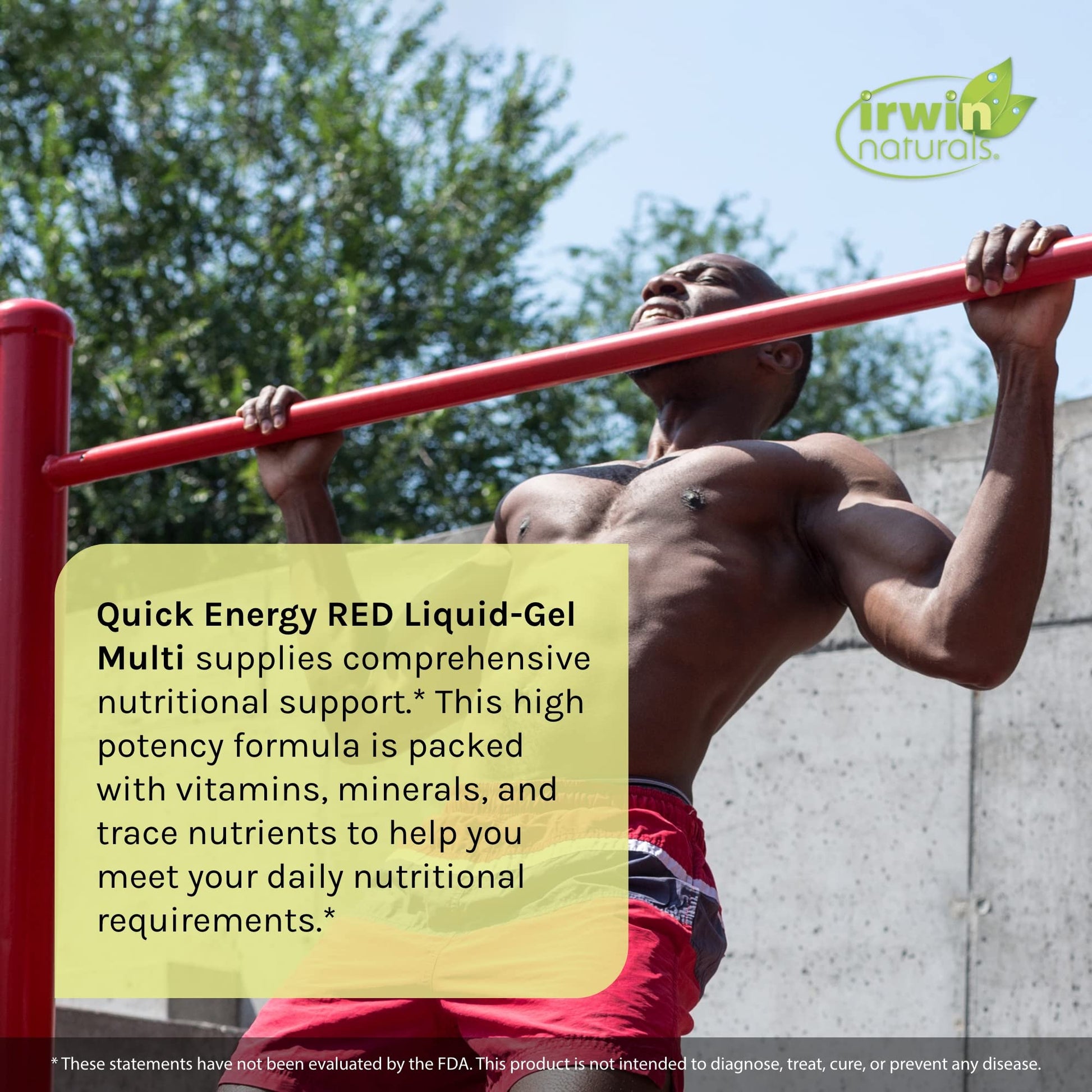 Irwin Naturals superalimentos y aceites en multivitamínico líquido rojo