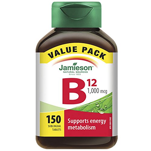 Jamieson vitamina b12 tabletas sublinguales paquete valor