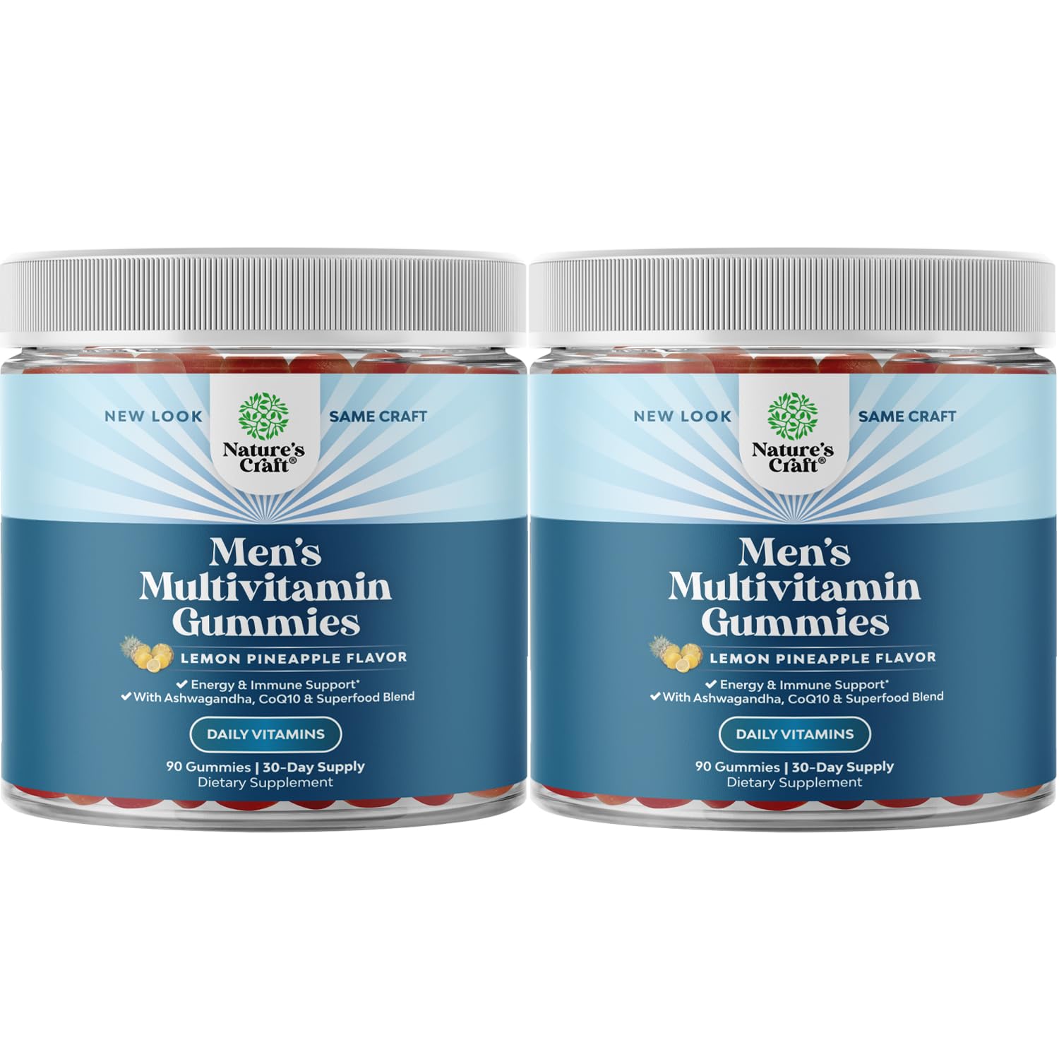 tarro de gomitas multivitamínicas para hombres