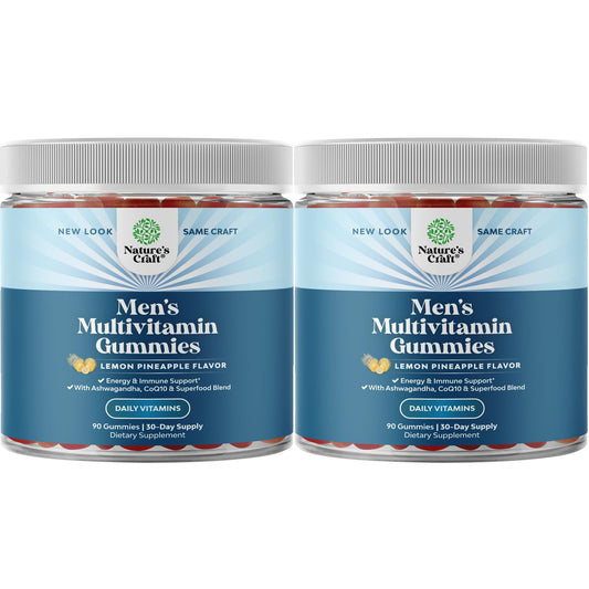 tarro de gomitas multivitamínicas para hombres