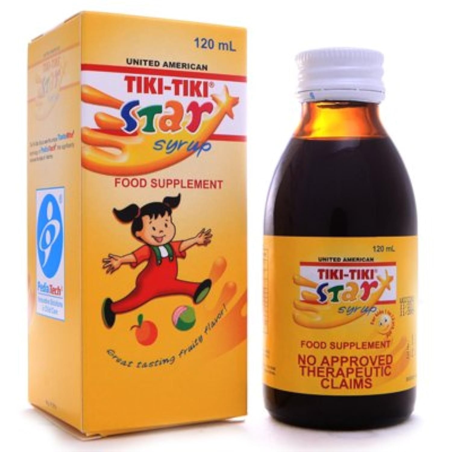 Frasco de jarabe Tiki-Tiki Star Plus para niños 120 ml