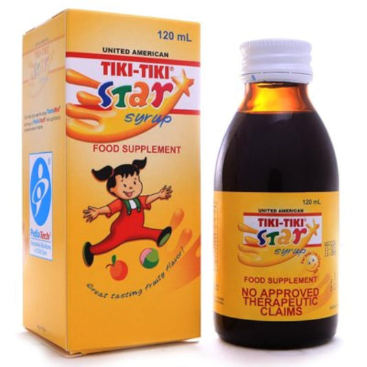 Frasco de jarabe Tiki-Tiki Star Plus para niños 120 ml