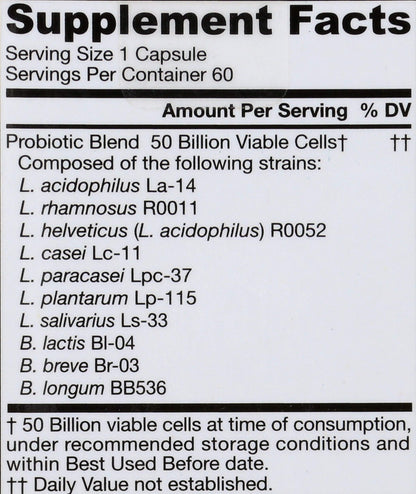 Jarrow Dophilus suplemento para flora intestinal