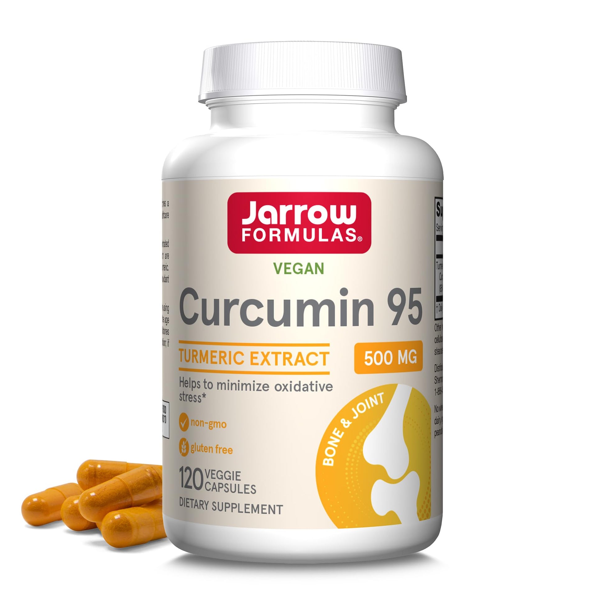 Jarrow Formulas cápsulas de curcumina y vitamina d3