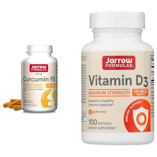 Jarrow Formulas Curcumina 95 500mg cápsulas veganas