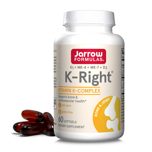 Jarrow Formulas K-Right suplemento vitamina K complejo 60 cápsulas
