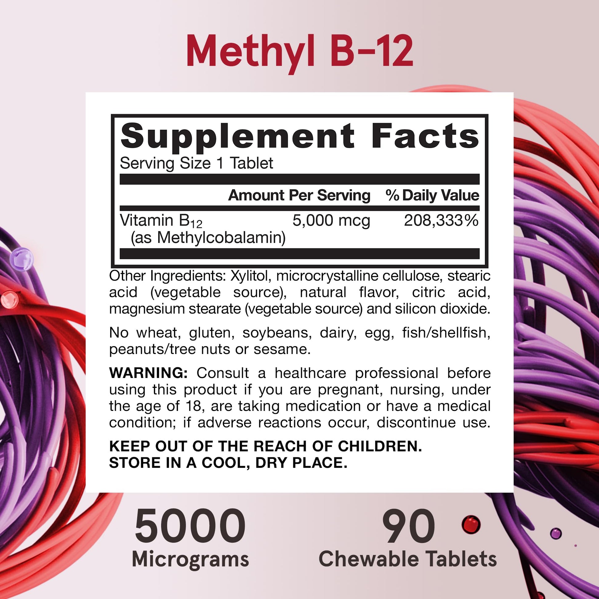 Jarrow Formulas Metil B12 para función celular y sueño