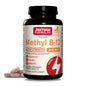 Jarrow formulas metil b12 suplemento energético tabletas masticables sabor tropical