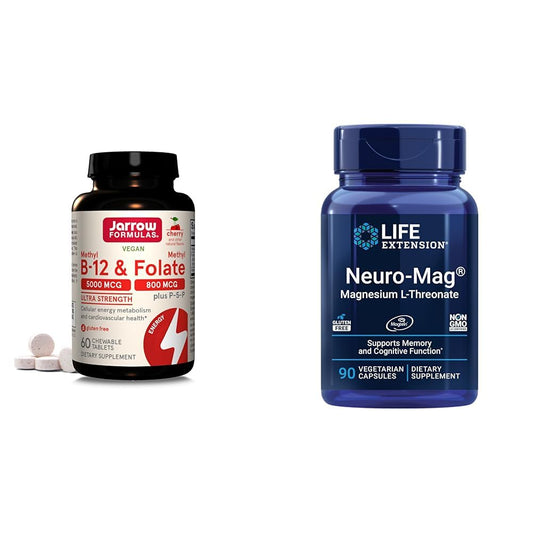 Jarrow fórmulas metil b-12 suplemento tabletas masticables sabor cereza