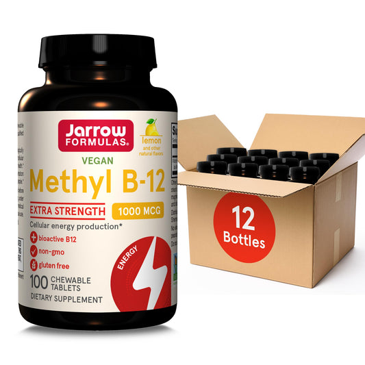 Jarrow Formulas Metil B-12 tabletas sabor limón 100 unidades