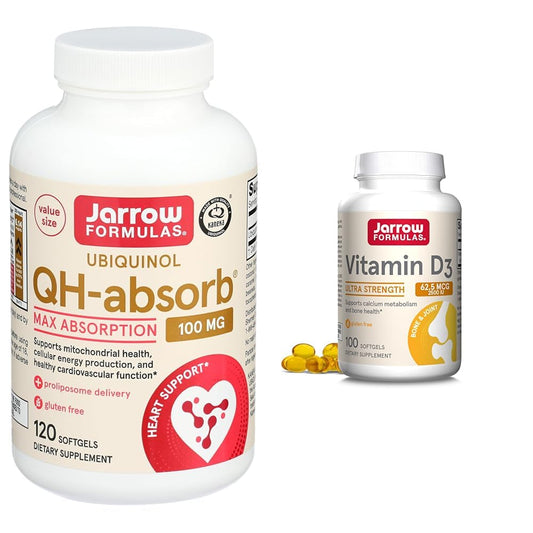 Frasco Jarrow Formulas QH-Absorb CoQ10 ubiquinol 100 mg