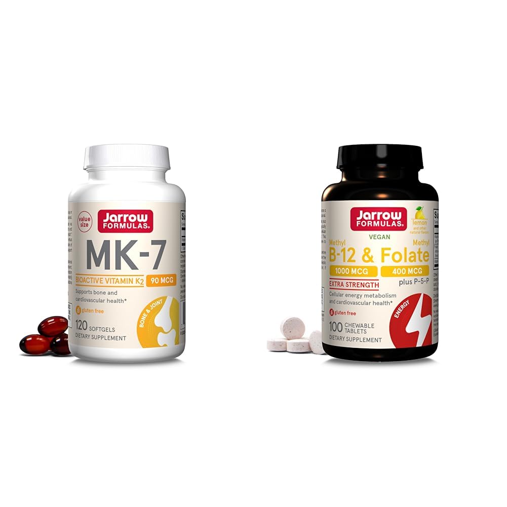 Jarrow MK7 vitamina K2 suplemento para salud ósea 120 softgels