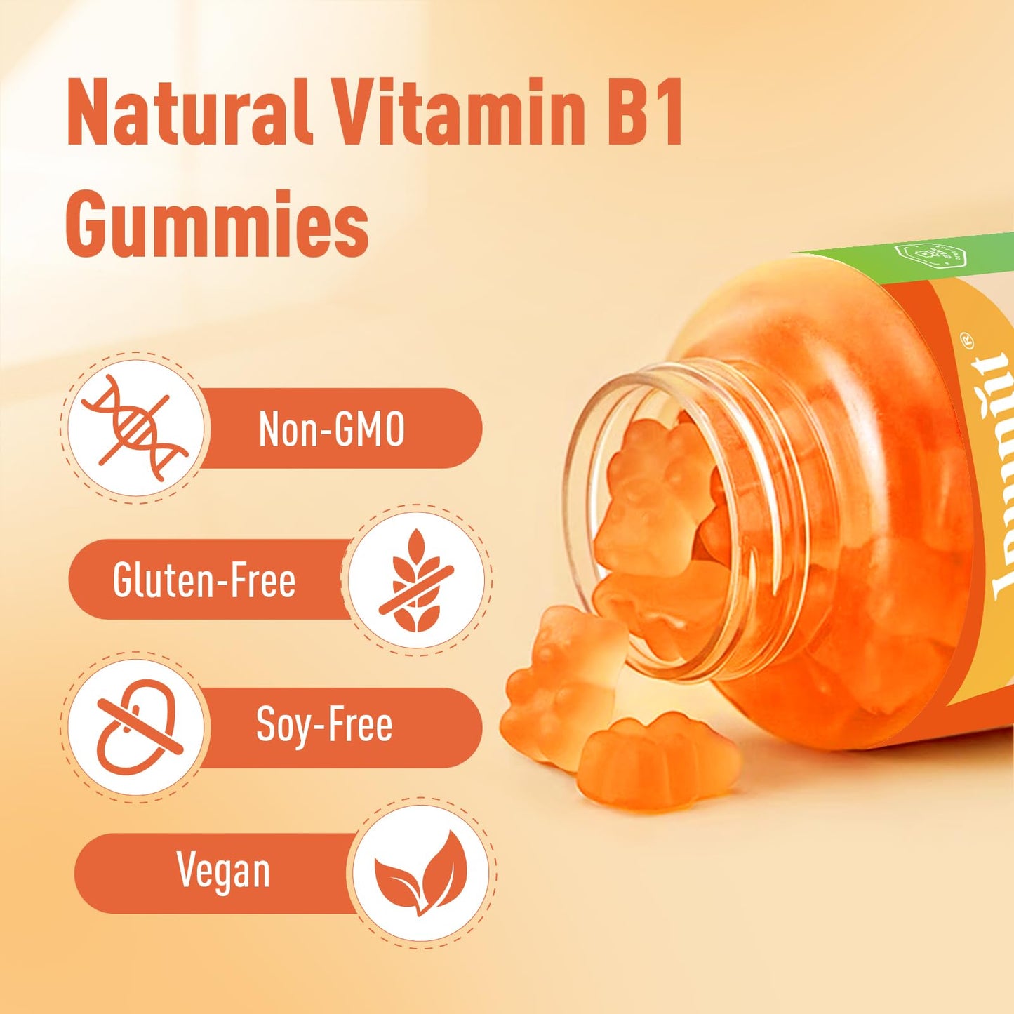 Gominolas para salud Joywiit magnesio y vitamina B1