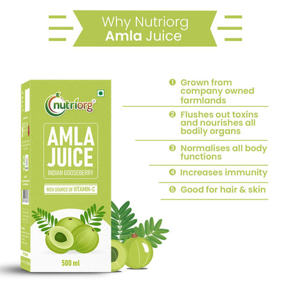 Jugo Nutriorg amla etiqueta