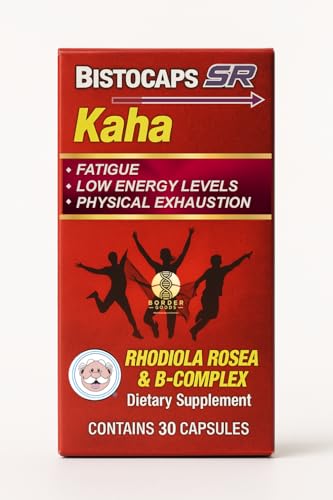 Kaha Bistocaps SR suplemento cápsulas con Rhodiola Rosea y vitaminas B