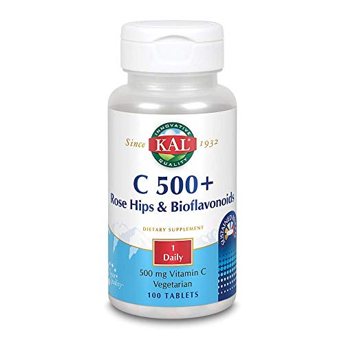 KAL C-500 vitamina C 500mg tabletas liberación prolongada envase